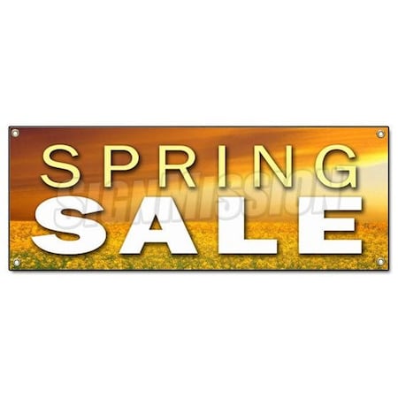 Signmission SPRING SALE BANNER SIGN store clearance signs 50% everything must store wide B-Spring Sale